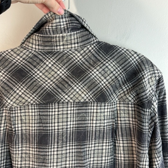NWT Woolrich Miners Wash Cotton Flannel Plaid Shirt Sz Large Button Down Modern - Picture 15 of 15